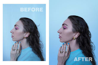 do photo retouch portrait, fashion, beauty