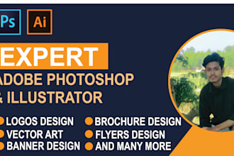 do any graphic design and adobe illustrator editing work