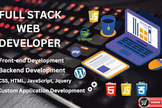 build custom full stack websites with secure backend systems