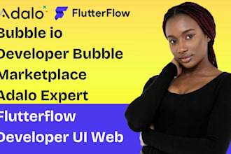 bubble io developer bubble marketplace adalo expert flutterflow developer UI web