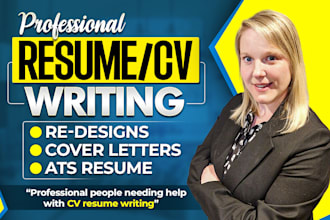 write a professional cv resume, cv writing, expert writer, UK based