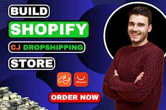 build shopify dropshipping store via cj dropshipping