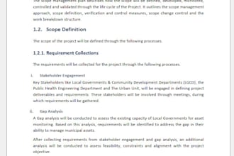 develop project management plans and documents