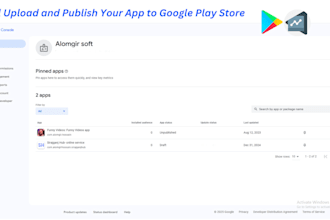 upload and publish your app to google play store