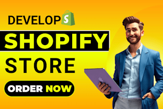 design,redesign shopify store , shopify dropshipping website or ecommerce store