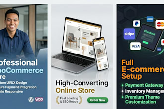 build a woocommerce store with payment gateway setup