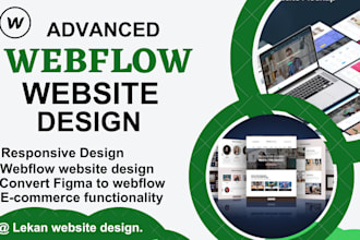 clone, design webflow website, webflow redesign, figma to webflow in few hours