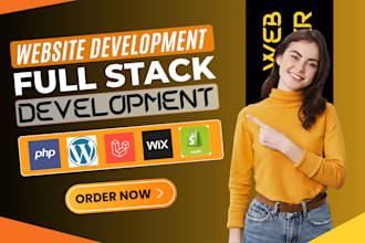 build,rebuild,full stack web development,PHP,shopify,laravel,wordpress and wix
