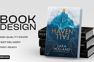 create ebook cover design, KDP, fantasy, non fiction, and minimalist covers