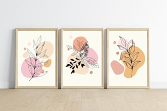 do elegant digital printable modern wall art design