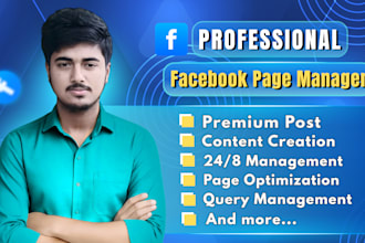 your facebook page manager and content creator