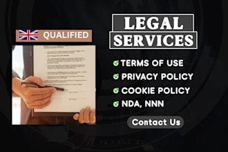 write legal contract, agreement, terms and condition, privacy policy as a lawyer