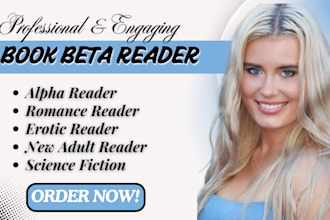 beta read alpha read your manuscript and give detailed feedback