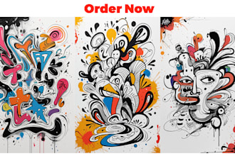 create stunning abstract doodle art for your projects