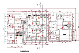 be architect floor plans in autocad 2d floor plan site plot plan mep plan plot