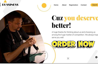 build your personal portfolio website, book author portfolio website for you