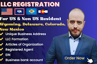 register US llc for non USA residents and ein number in 72 hours
