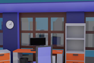 create low poly unity, ue game ready assets