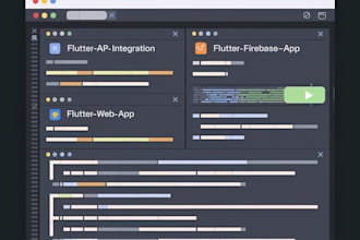 develop flutter app with API integration, maps and firebase