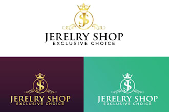 design awesome logo for your jewelry store, shop