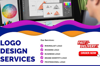 do modern logo design for business and personal