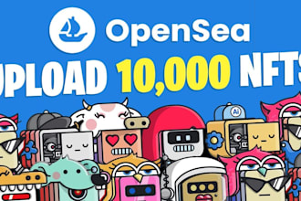 bulk upload nft to opensea fast