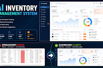 build inventory management software, stock tracking app, and warehouse system