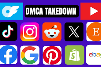 remove copyrighted defamatory negative and harmful posts from social media