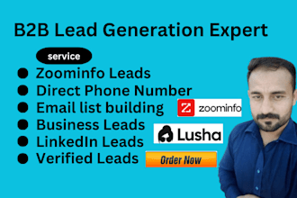 find direct phone number and b2b leads from lusha and snov