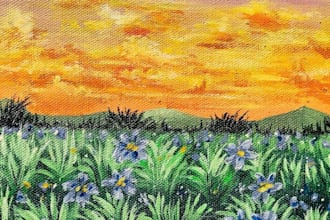 create custom landscapes, florals, seascapes, and sunset paintings for you