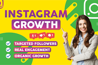 promote and grow your instagram page for organic growth and engagement