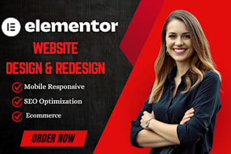 design or redesign wordpress website, rebuild wordpress elementor website