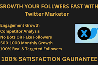 do x twitter  marketing and promotion with organic growth