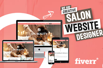 design beauty salon website for you