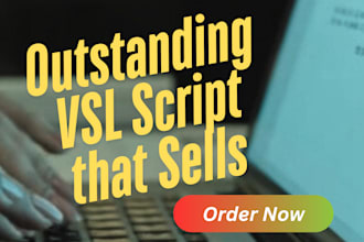 write an outstanding vsl or video sales letter script that converts