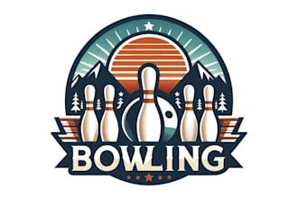 make beautiful social bowling league logo