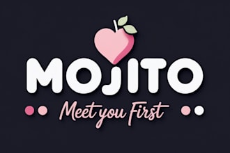 design modern and unique dating logo