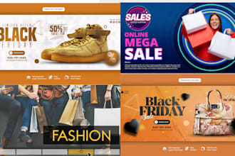 design website banner, shopify banner, custom banner and ads banner