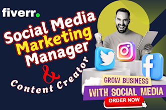 be your full time digital marketer and social media business manager