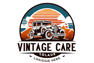 design transport logistics trucking car logo