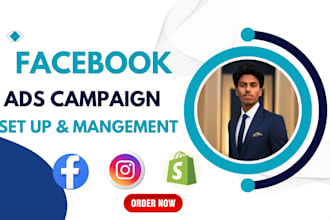 setup facebook ads, instagram advertising, fb ads manager