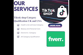 unlock tiktok shop beauty and heath category in 12 hours