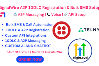 setup gohighlevel, a2p 10dlc registeration, bulk sms chatbot