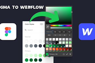 convert figma design to webflow with cms integration