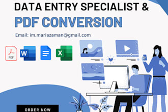 convert PDF to ms word, docs, and excel
