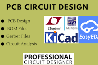 do pcb circuit design with easyeda or kicad