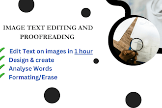 copy edit, format, design and proofread your content