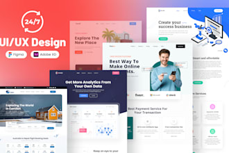 design landing page UI UX, figma website design, homepage design, uiux