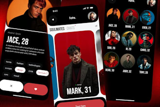 develop a social media app, dating app, social chat app