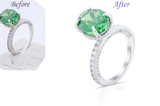 do high end jewelry image editing and retouching perfectly